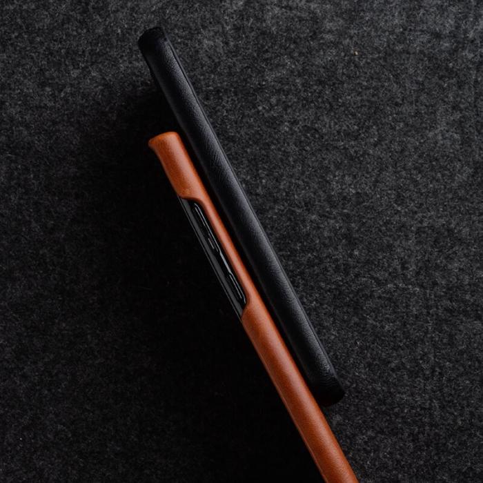 Melkco - MELKCO Samsung Galaxy S23 Skal i äkta läder och PC - Svart