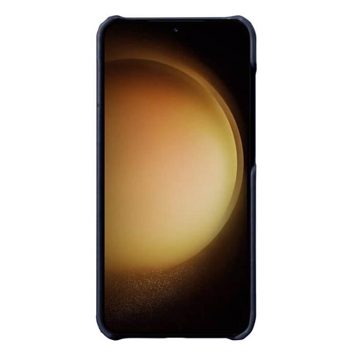 Melkco - MELKCO Samsung Galaxy S24 Fodral Äkta Läder + PC - Mörkblå