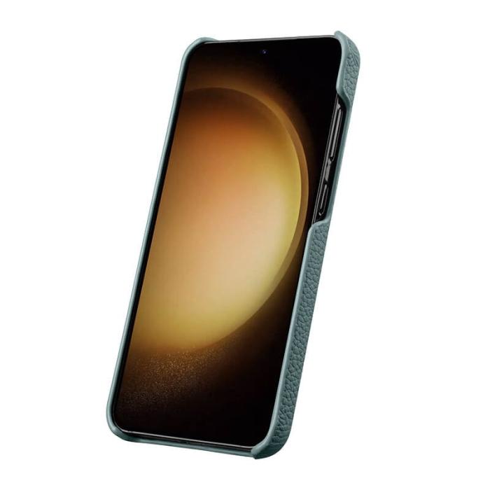 Melkco - MELKCO Samsung Galaxy S24 Plus Fodral Äkta Läder + PC - Ljusblå