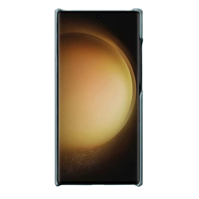 Melkco - MELKCO Samsung Galaxy S24 Ultra Fodral Äkta Läder + PC - Ljusblå