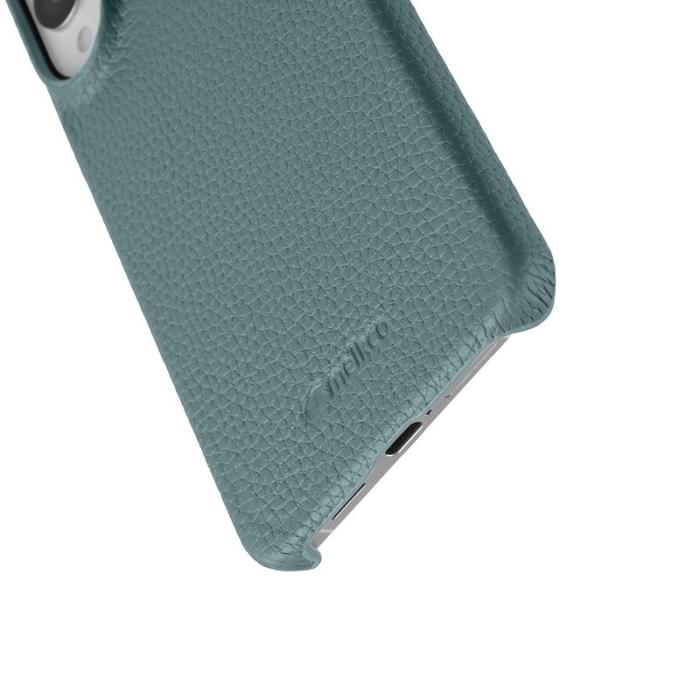 Melkco - MELKCO Samsung Galaxy S25 Edge Skal Äkta Läder PC - Ljusblå