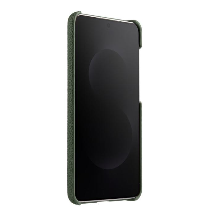Melkco - MELKCO Samsung Galaxy S25 Edge Skal Äkta Läder PC - Mörkgrön
