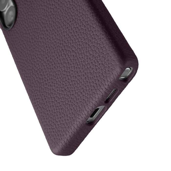 Melkco - MELKCO Samsung Galaxy S25 Ultra Skal Äkta Läder + PC Lila