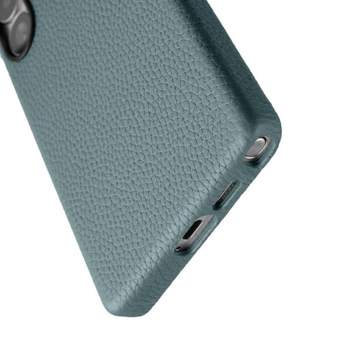 Melkco - MELKCO Samsung Galaxy S25 Ultra Magnetisk Skal Äkta Läder + PC - Ljusblå