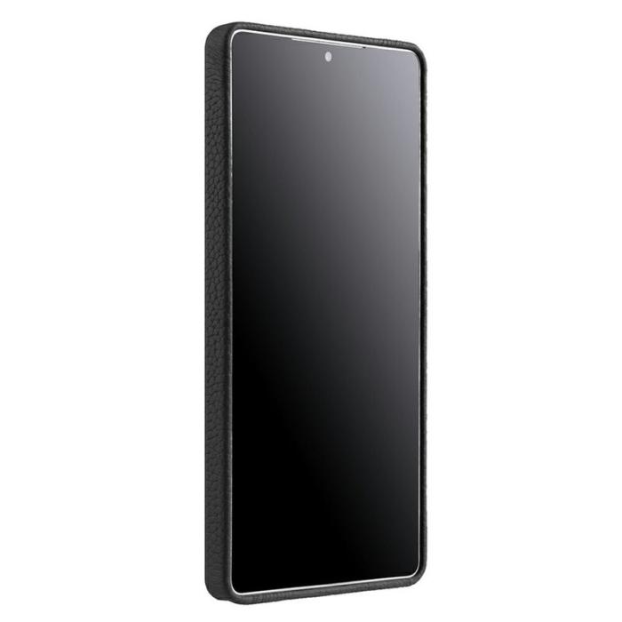 Melkco - MELKCO Samsung Galaxy S25 Ultra Skal Äkta Läder + PC Svart