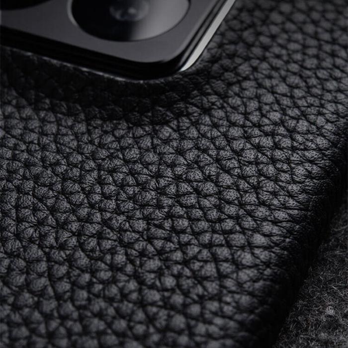 Melkco - MELKCO Xiaomi 14 Fodral Äkta Läder Belagt PC - Mörkblå