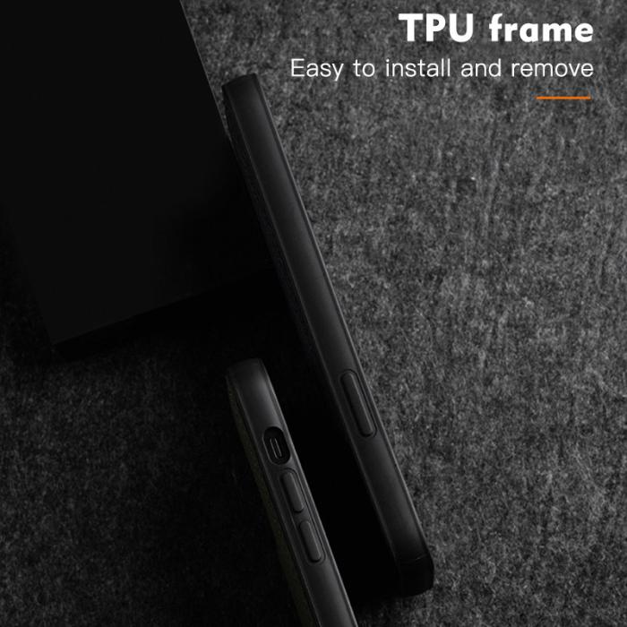 Melkco - MELKCO Fodral för iPhone 13 Pro Äkta läder + PC - Grön