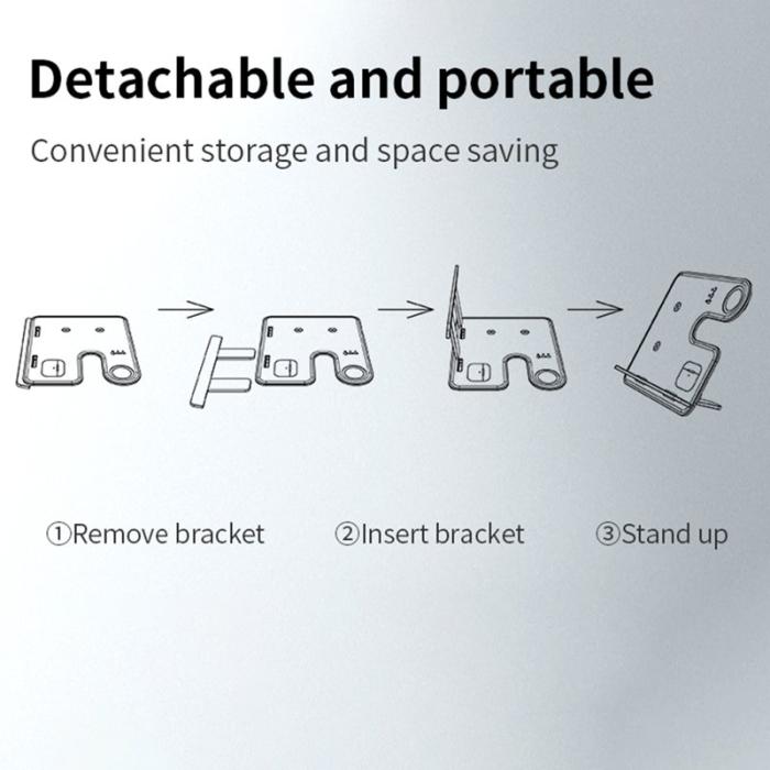 OEM - Q10C 3-i-1 15W Trådlös Laddare för Telefon, Klocka, Hörlurar - Svart