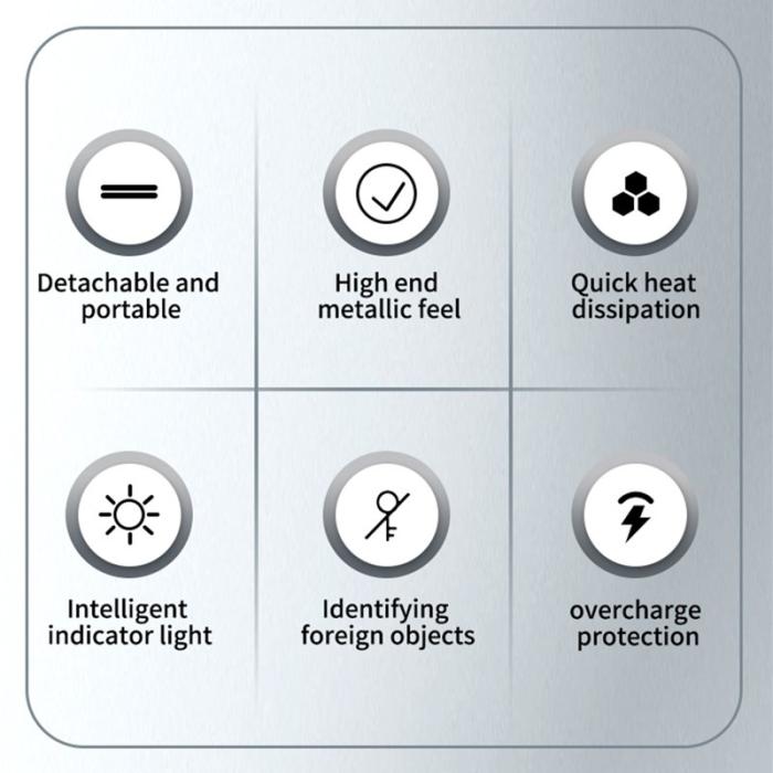 OEM - Q10C 3-i-1 15W Trådlös Laddare för Telefon, Klocka, Hörlurar - Vit