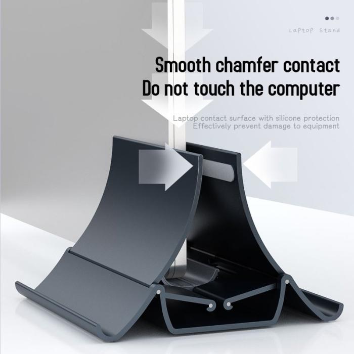 R-JUST - R-JUST BJ16 Laptop Ställ Aluminium Desktop Hållare - Grå