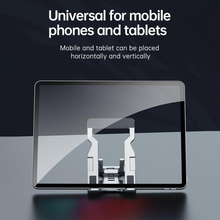 R-JUST - R-JUST HZ06 Telefonhållare Universell Justerbar Silver