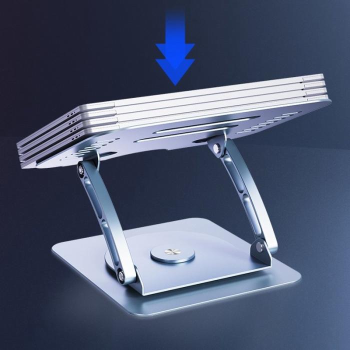 R-JUST - R-JUST HZ08-1 Laptopstativ 360° Rotera Höjdjusterbart Silver