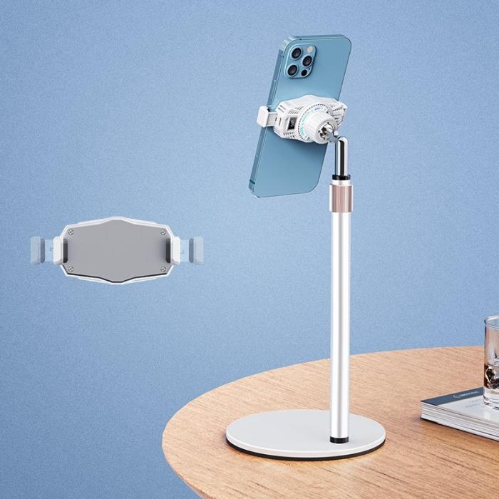 R-JUST - R-JUST HZ20 Mobiltelefon Ställ med Kylning - Vit