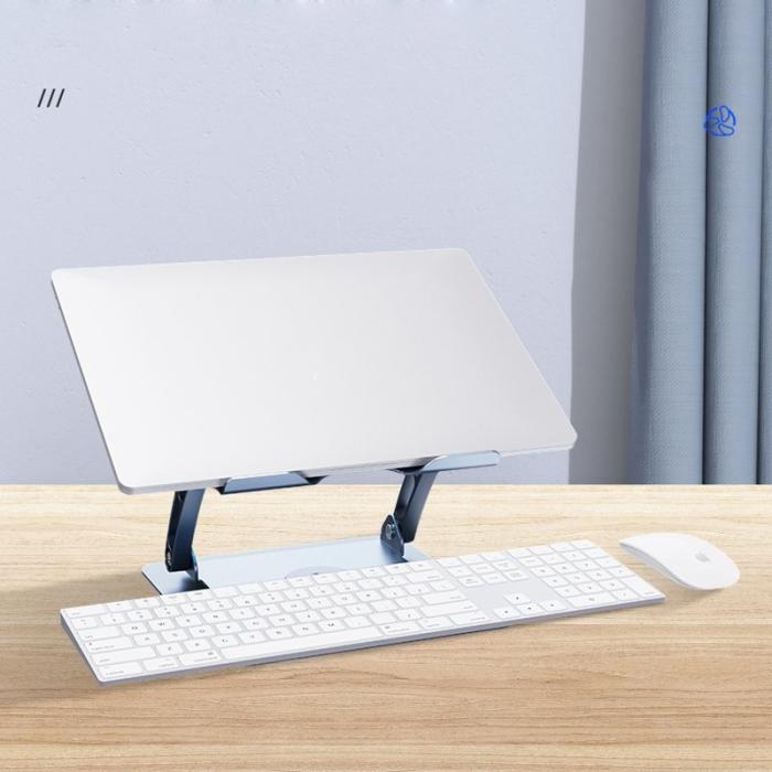 R-JUST - R-JUST HZ22-1 Laptop Ställ med Fläkt 360° Justerbar Grå