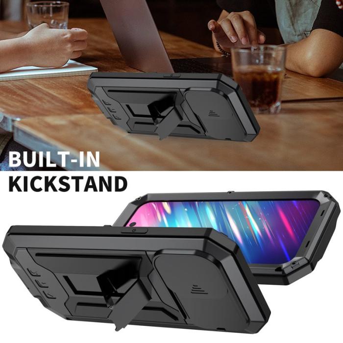 R-JUST - R-JUST iPhone 14 Pro Skal med Kameraöverdrag Svart