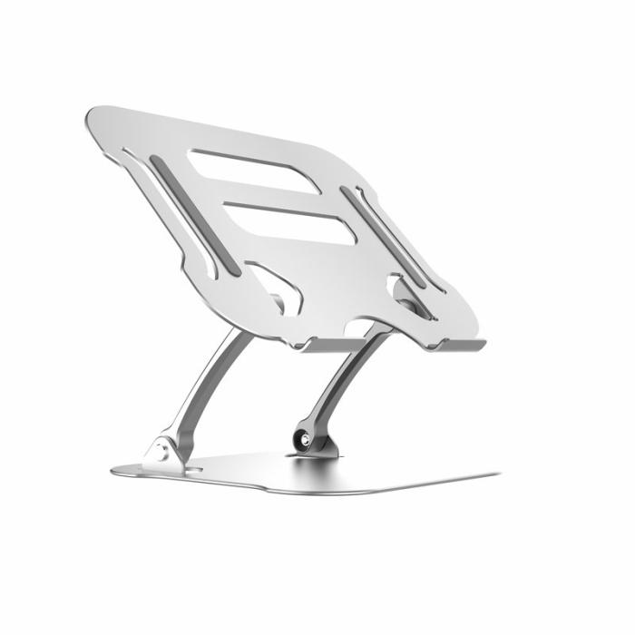R-JUST - R-JUST Lifting Hollow-carved Laptop Bracket - Svart Aluminium
