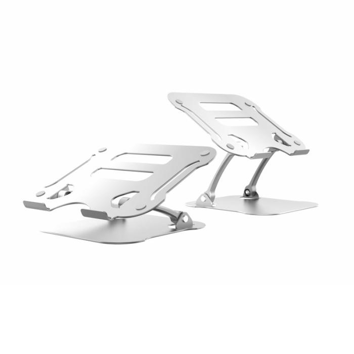 R-JUST - R-JUST Lifting Hollow-carved Laptop Bracket - Svart Aluminium