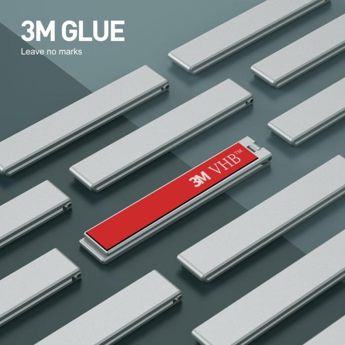 R-JUST - R-JUST Mobiltelefon Ställning Bärbar Lättviktig Svart