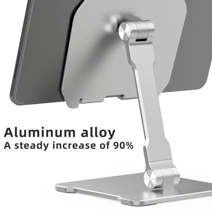 R-JUST - R-JUST PB05 Fällbar Tablet Ställ för iPhone iPad Svart