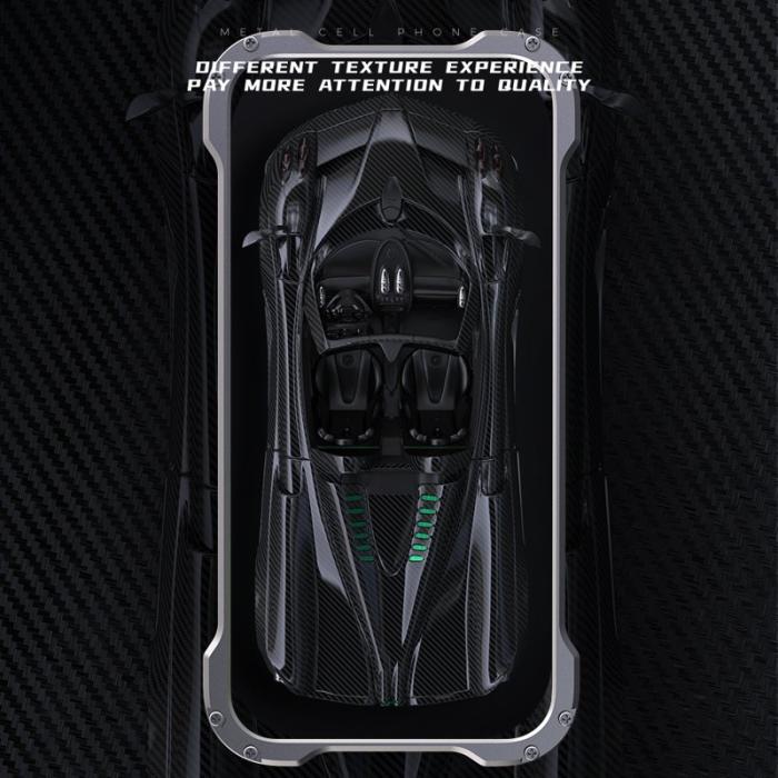 R-JUST - R-JUST RJ-51 iPhone 15 Plus Skal PC+Aluminium Legering Svart