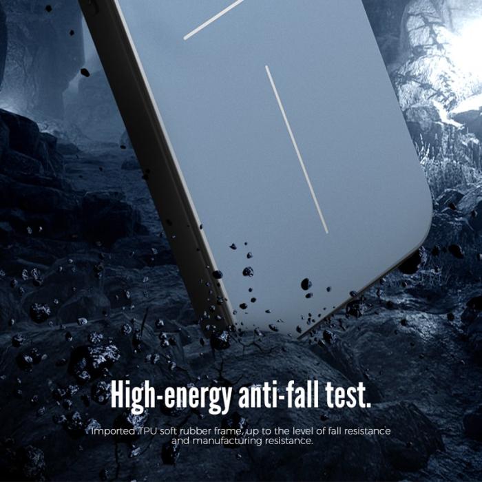 R-JUST - R-JUST RJ-52 iPhone 15 Pro Skal Aluminium + TPU Silver