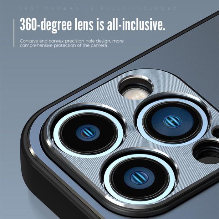 R-JUST - R-JUST RJ-52 Skal i Aluminium och TPU för iPhone 13 Pro - Rosa