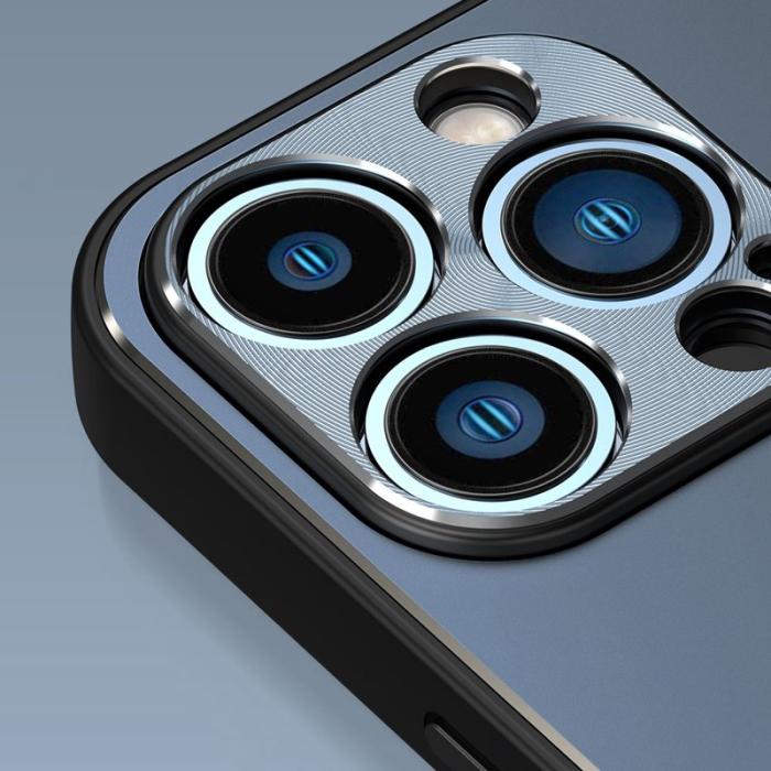 R-JUST - R-JUST RJ-52 Skal iPhone 14 Pro, Aluminium + TPU, Svart