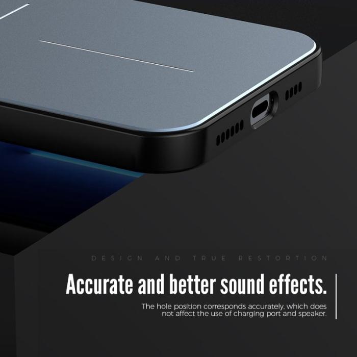 R-JUST - R-JUST RJ-52 Ultra Slim Skal i Aluminium + TPU för iPhone 14 Plus - Svart