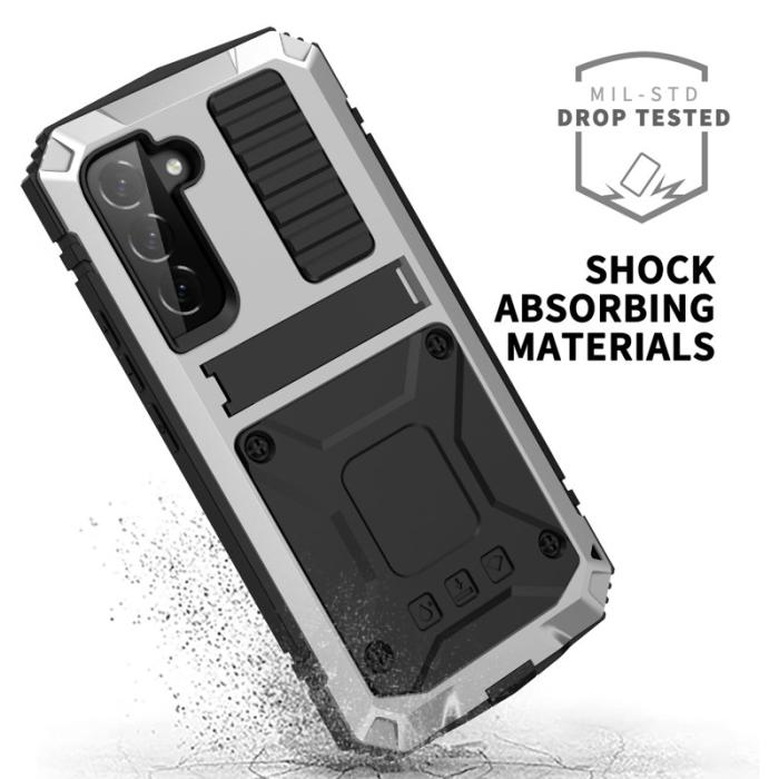 R-JUST - R-JUST Galaxy S22+ 5G Skal Vattentålig Silver