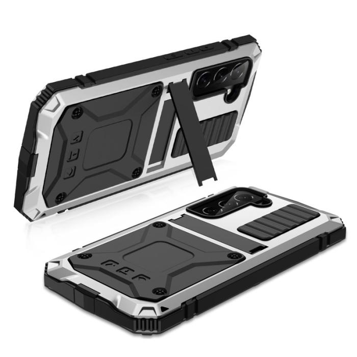 R-JUST - R-JUST Galaxy S22+ 5G Skal Vattentålig Silver