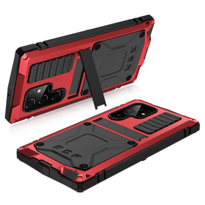 R-JUST - R-JUST Galaxy S23 Ultra Skal Vattentålig Röd