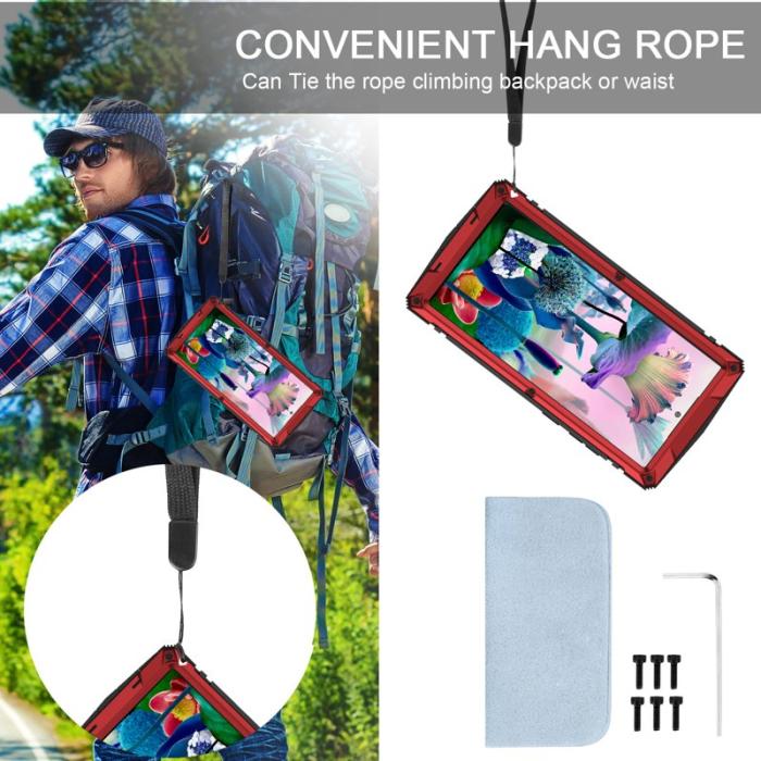 R-JUST - R-JUST Galaxy S23 Ultra Skal Vattentålig Röd