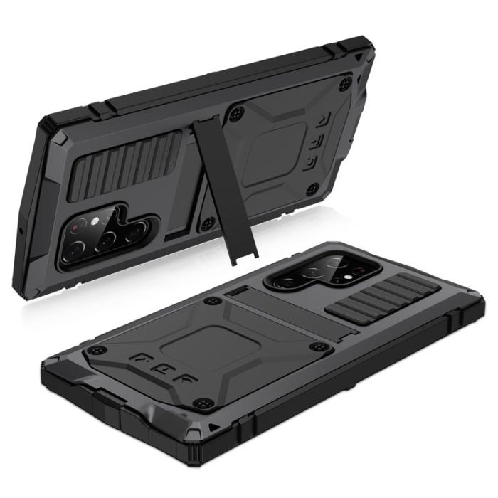 R-JUST - R-JUST Galaxy S23 Ultra Skal Vattentålig Svart