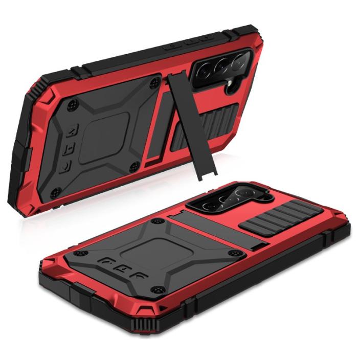 R-JUST - R-JUST Galaxy S23 Vattentät Stöttålig Skal Röd