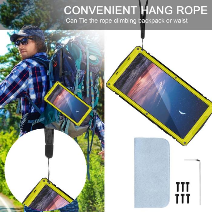 R-JUST - R-JUST Galaxy S24 Ultra Skal Full Protection Gult