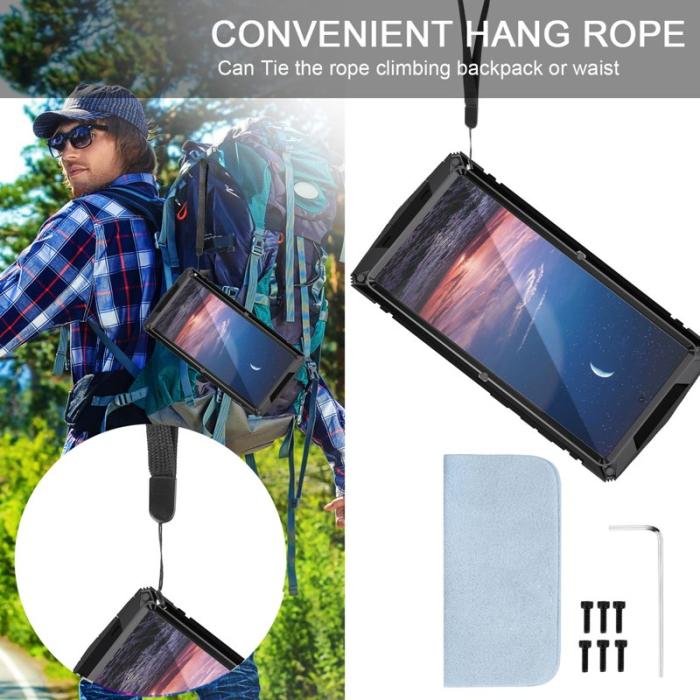 R-JUST - R-JUST Galaxy S24 Ultra Skal Full Protection Svart