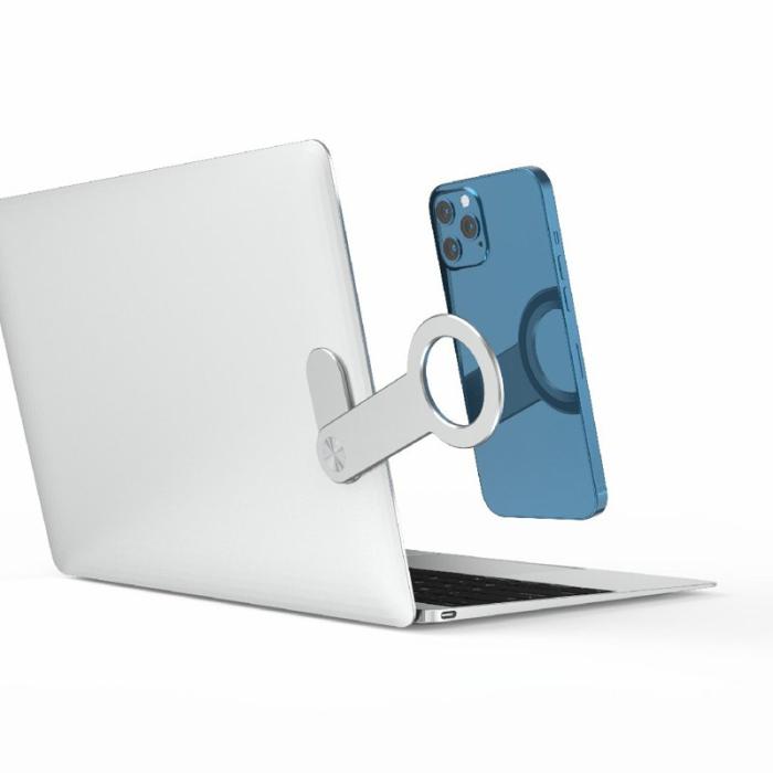 R-JUST - R-JUST SJ05-12 Magnetisk Telefonställ Laptop Monitor Silvergrå