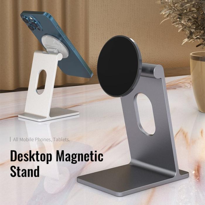 R-JUST - R-JUST SJ18 Aluminium Desktop Phone Stand Holder - Grey