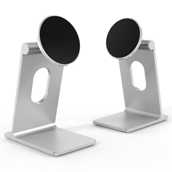 R-JUST - R-JUST SJ18 Aluminium Desktop Phone Stand Holder - Silver