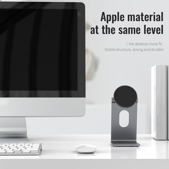 R-JUST - R-JUST SJ18 Aluminium Desktop Phone Stand Holder - Silver