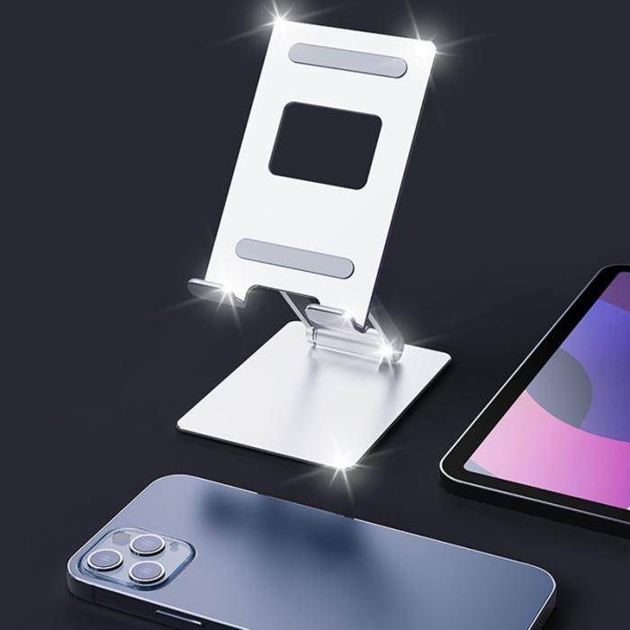 R-JUST - R-JUST SJ33 Mobiltelefonställ Aluminium 9.7'' Grå