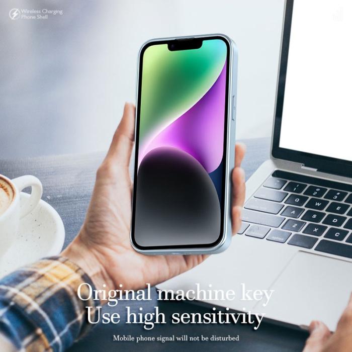 R-JUST - R-JUST SJ55 iPhone 14 Plus Skal TPU+PC+Metal Magnetisk Svart