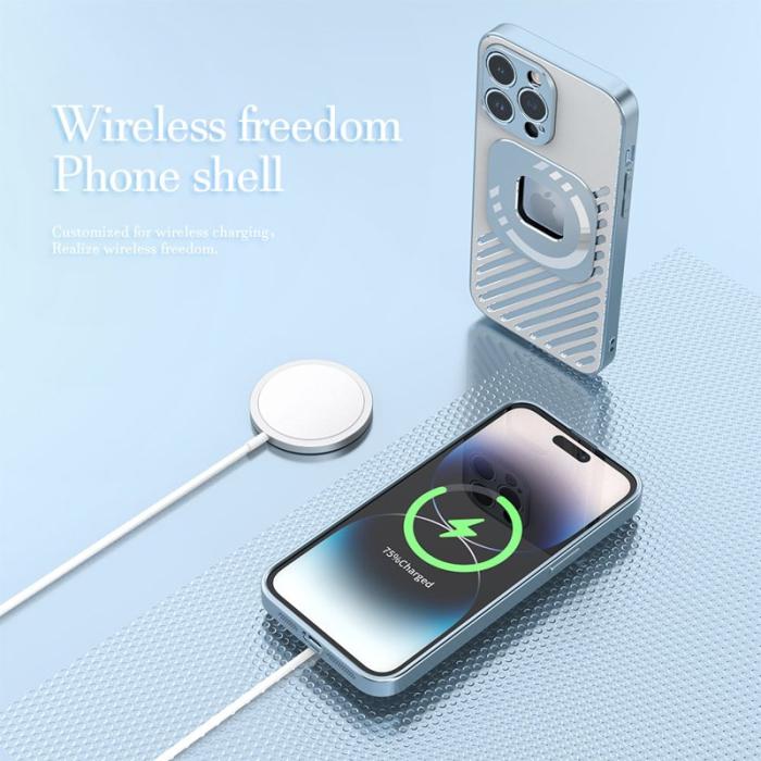 R-JUST - R-JUST SJ55 iPhone 14 Pro Max Skal TPU+PC+Metal Svart