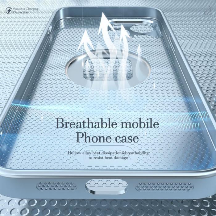 R-JUST - R-JUST SJ55 iPhone 14 Pro Skal TPU+PC+Metal Grön