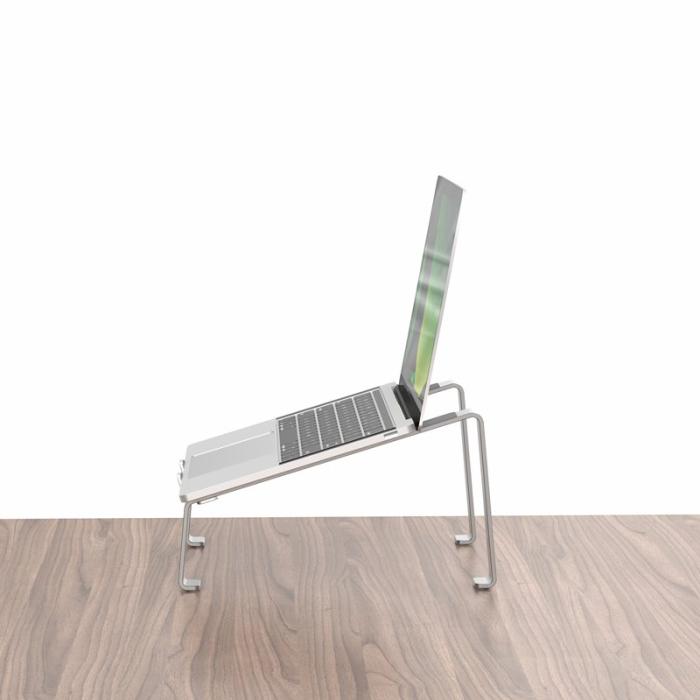 R-JUST - R-JUST U-shape Aluminium Ställ för Laptop Notebook Svart
