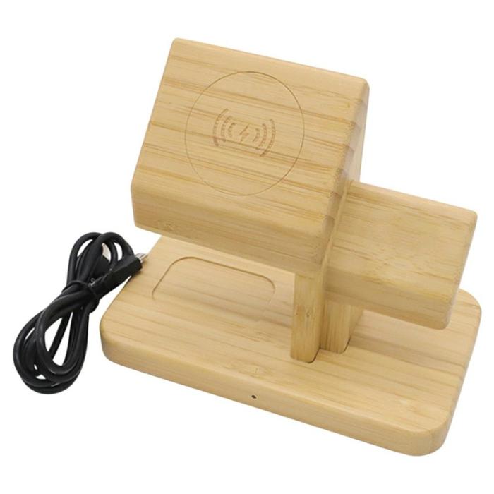 OEM - RX-2201 3-i-1 Magnetisk Trådlös Laddare för Apple Watch, iPhone, AirPods