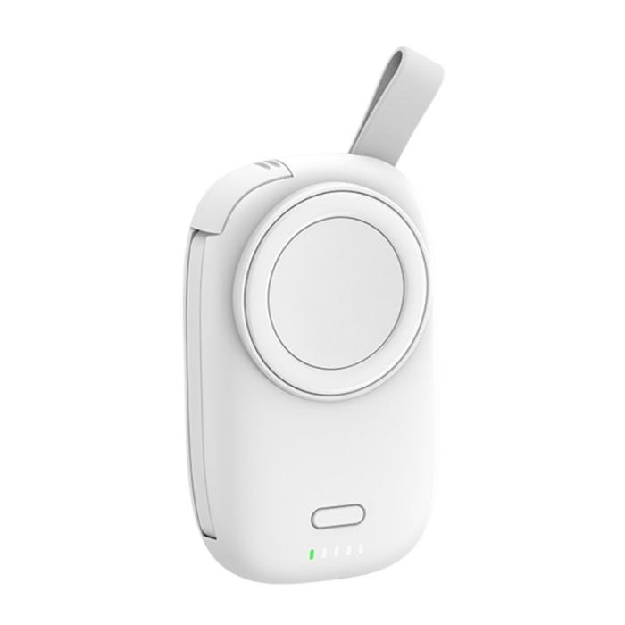 OEM - Magnetisk trådlös laddare för Apple Watch, 1200mAh, med Type-C/USB kabel