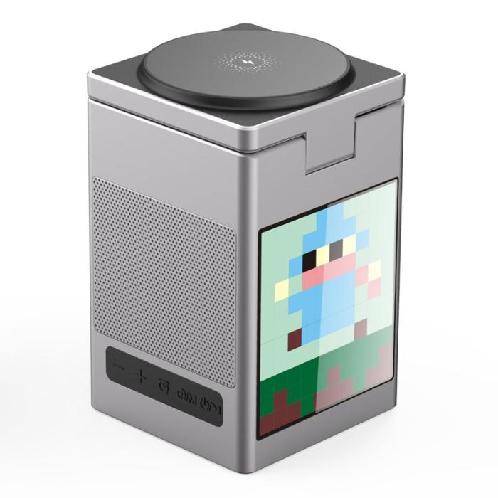 OEM - 15W 6-i-1 Magnetisk Trådlös Laddare med Bluetooth-högtalare