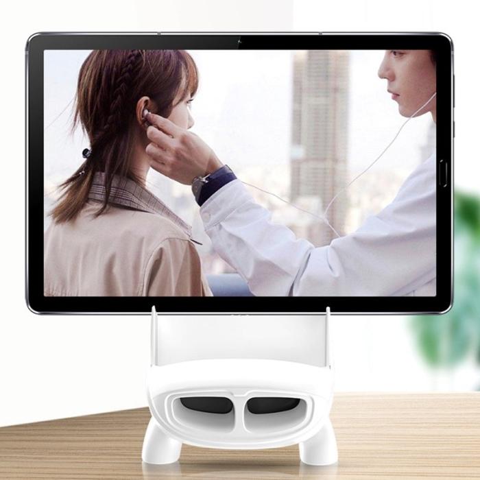 OEM - Magnetisk Adapter Trådlös Laddningsställ med Ljudförstärkare - Rosa