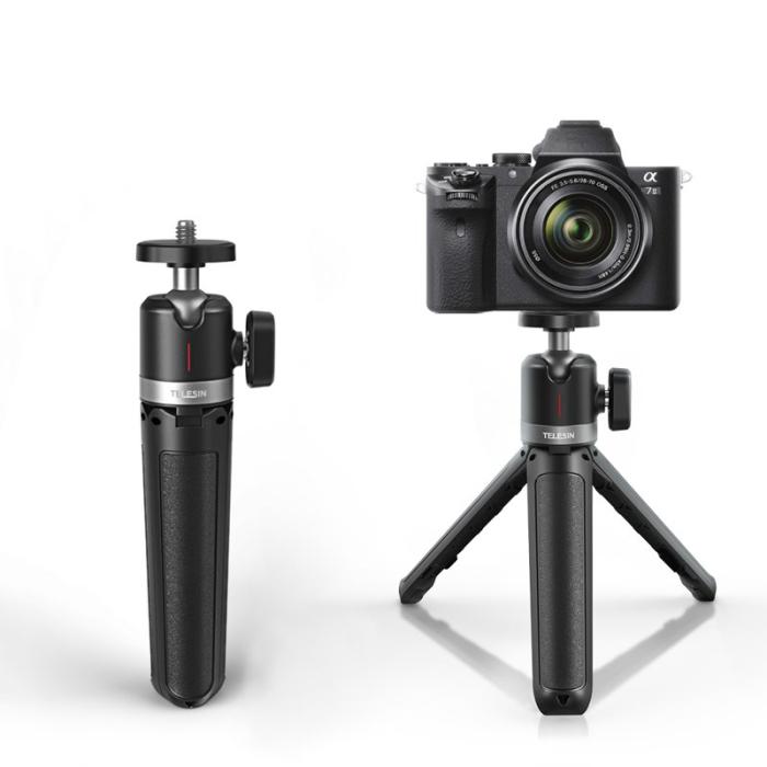 TELESIN - TELESIN GP-MNP-091-W Mini Selfie Stick Tripod Svart